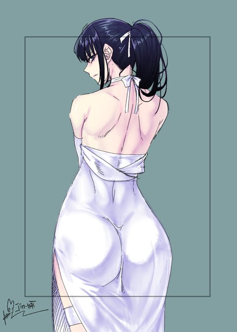 サオリの背中がえっちすぎたので落書き 