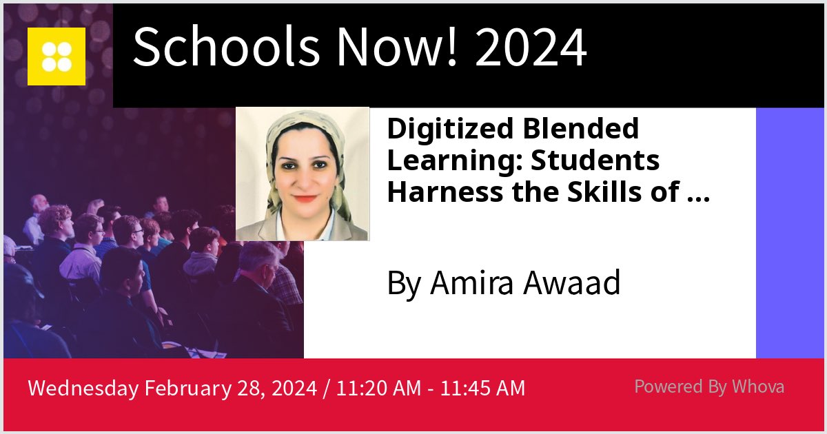 llacroie's tweet photo. I am speaking at Schools Now! 2024. Please check out my talk if you're attending the event! #SchoolsNow2024 - via #Whova event app https://t.co/hpdDHA97yI