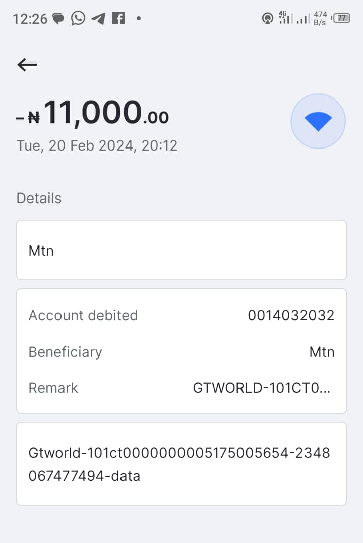 SeunBanjoPro's tweet photo. Its 5 DAYS GONE NOW, @gtbank &amp; @MTNNG debited me #11,000 (Eleven thousand Naira ) for data subscription which i NEVER receive since Feb 20, 2024 up till this minute ! 

PEOPLE OF NIGERIA  BEWARE!!!
Read full details on facebook here: 
https://t.co/LV7nTwLFPt https://t.co/wIOsMtsWsp