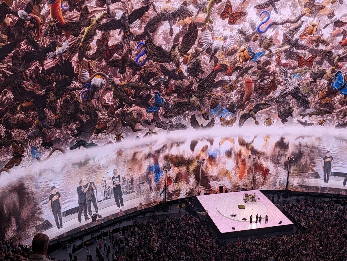 Xav81's tweet photo. @u2mp3s No video, just a couple of photos from the gods 😍 https://t.co/BSkYRetj89