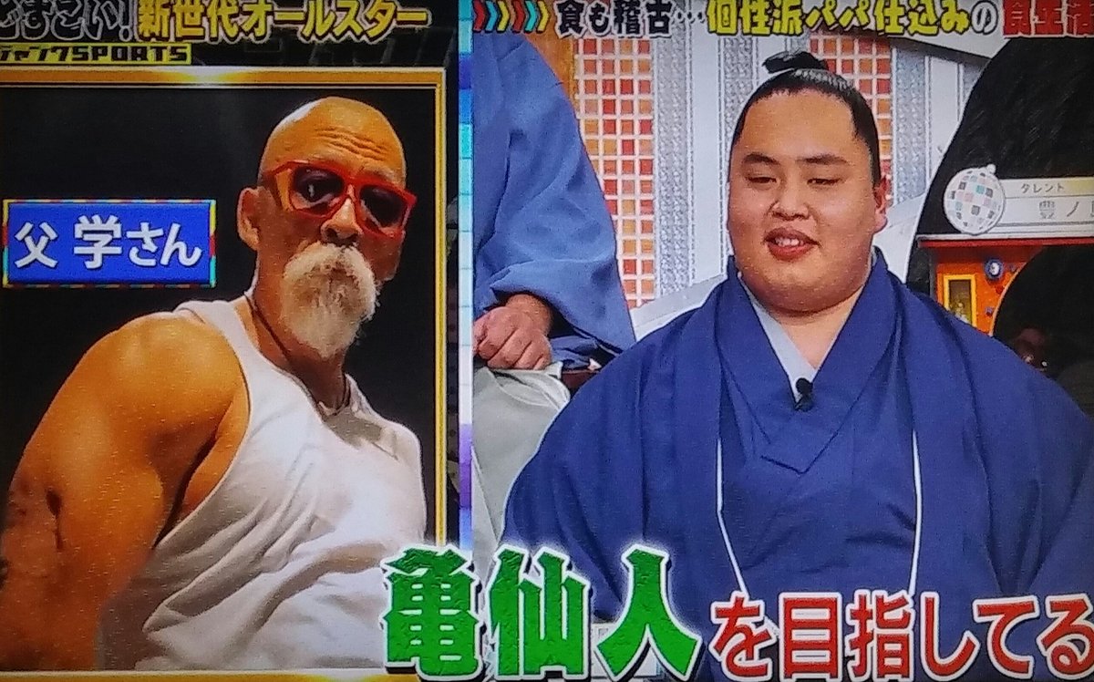 琴勝峰のパパ 亀仙人を目指している #ジャンクSPORTS