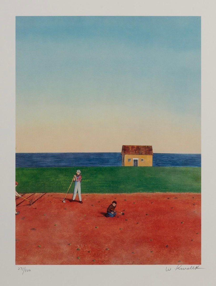 patsulanastya's tweet photo. William Kurelek, Potato planters, 1977 https://t.co/xTc0puQCth