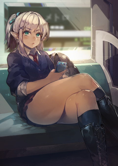 #三連休はフォロワーさんが増えるらしい 
だいたい太めの子を描いてるぞ 