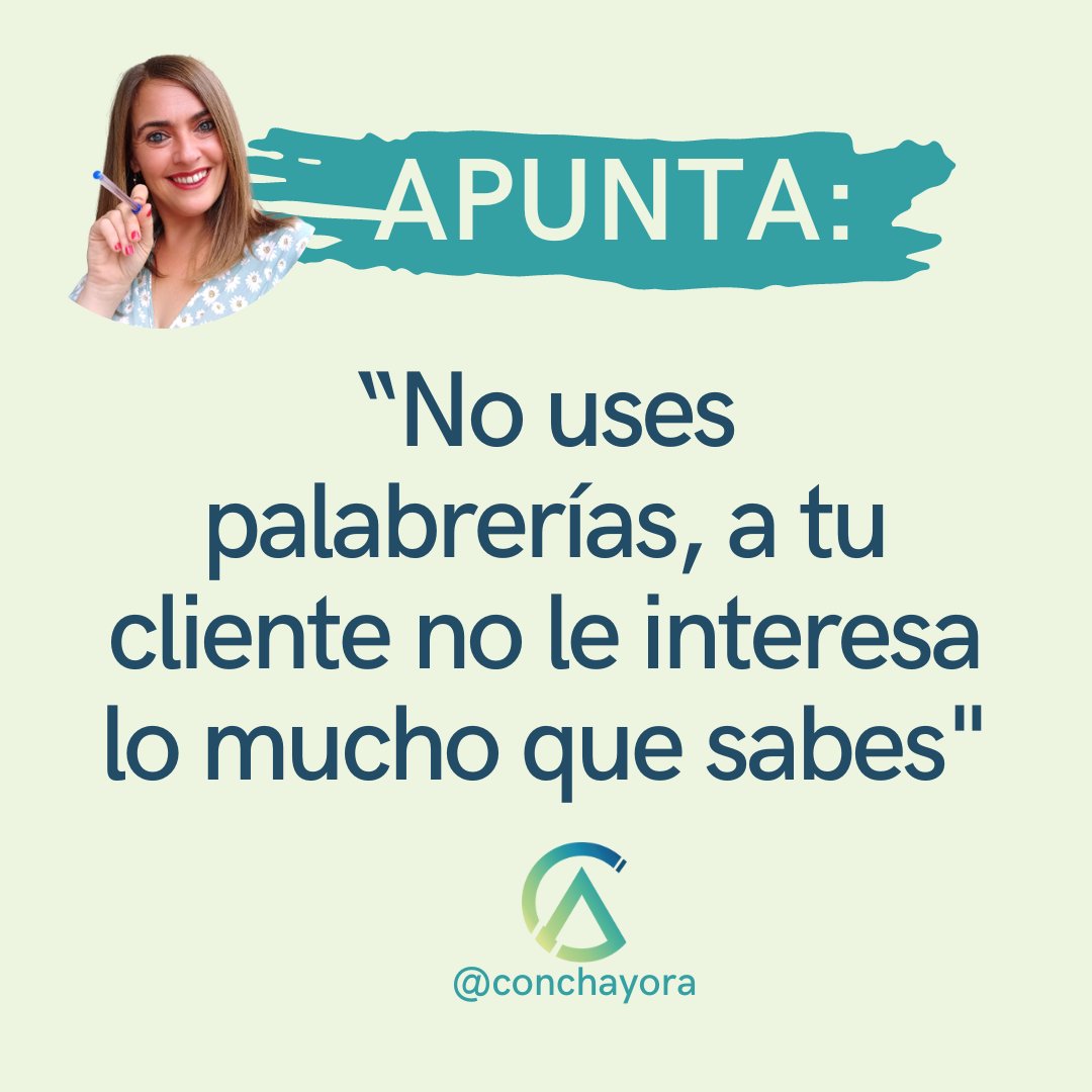 Frase va dedicada a todos esos "expertos" que hablan con palabras técnicas, parece que hablan a compañeros del sector. No hables en chino. 

#marketingturistico #communitymanager #cm #marketingdigital #redessociales #marcapersonal #turismoandalucia #conchayora #marketingturistico