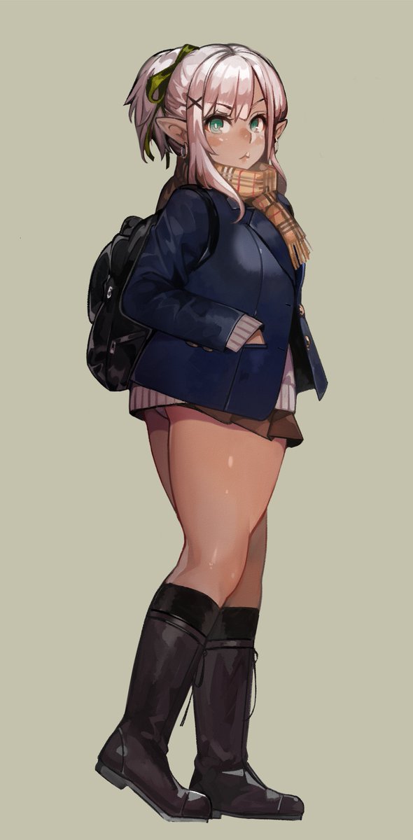 #三連休はフォロワーさんが増えるらしい 
だいたい太めの子を描いてるぞ 