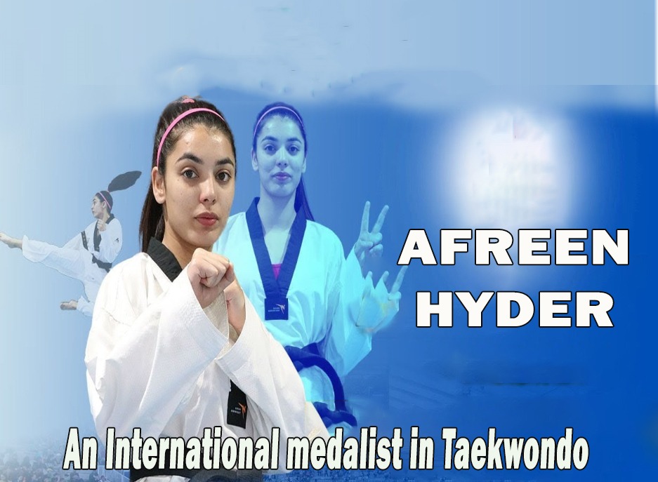 Afreen Hyder, a pride of Kashmir and an international medallist in Taekwondo, is a living example of perseverance and drive she wants to win gold for India! She is a role model for #WomenAchievers  breaking down obstacles. #ViksitBharatViksitJammuKashmir #WomenEmpowerment #NariSh