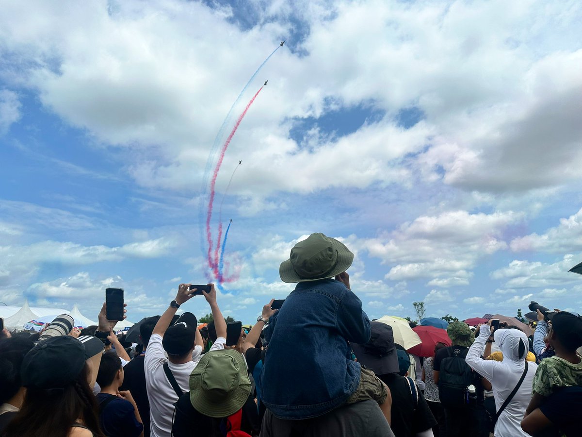 อยากเห็นภาพแบบนี้ในบ้านเรา ❤️

#SingaporeAirshow2024