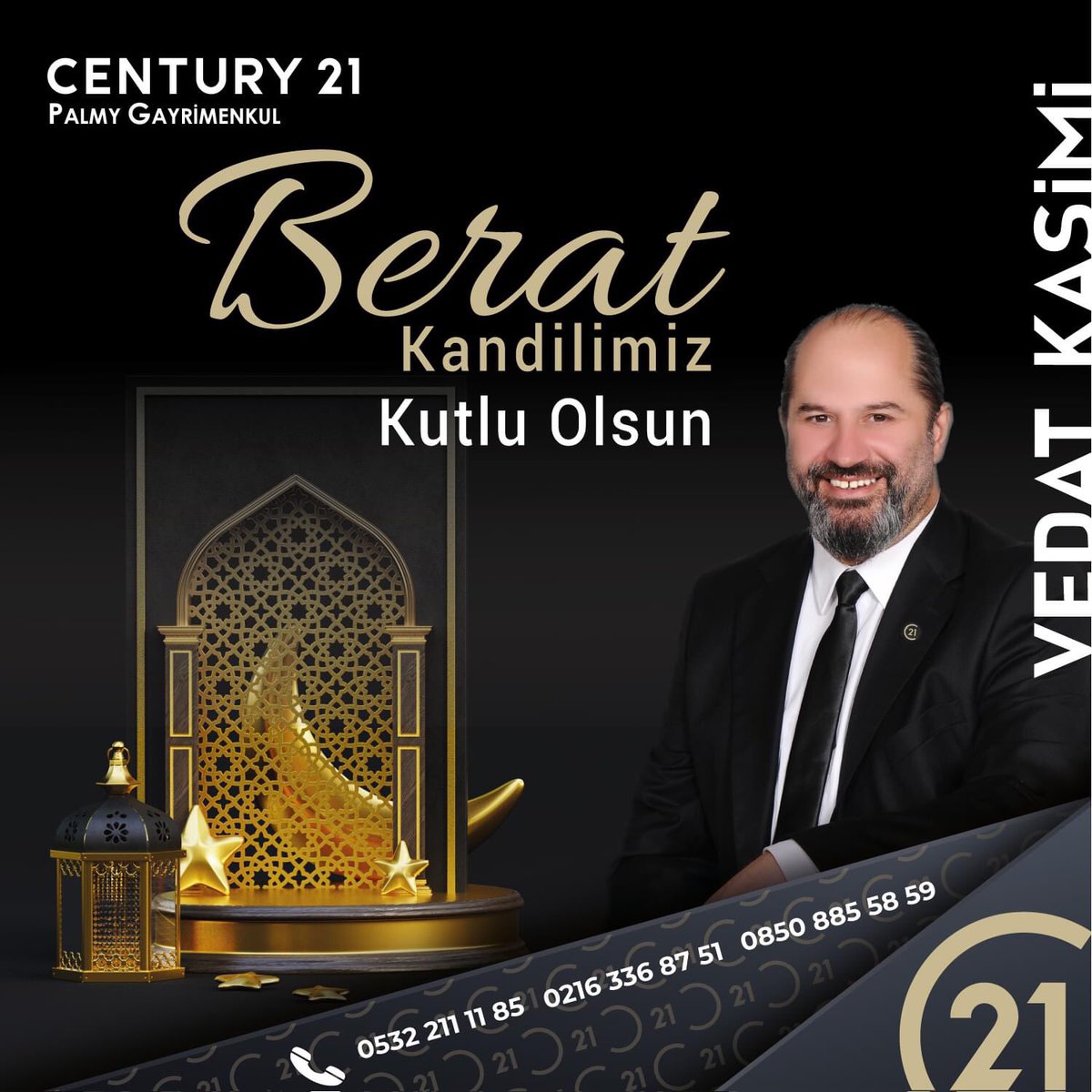 Tüm insanlığa sağlık, huzur ve mutluluk getirmesi dileğiyle; Berat Kandilimiz kutlu olsun 

#BeratKandili