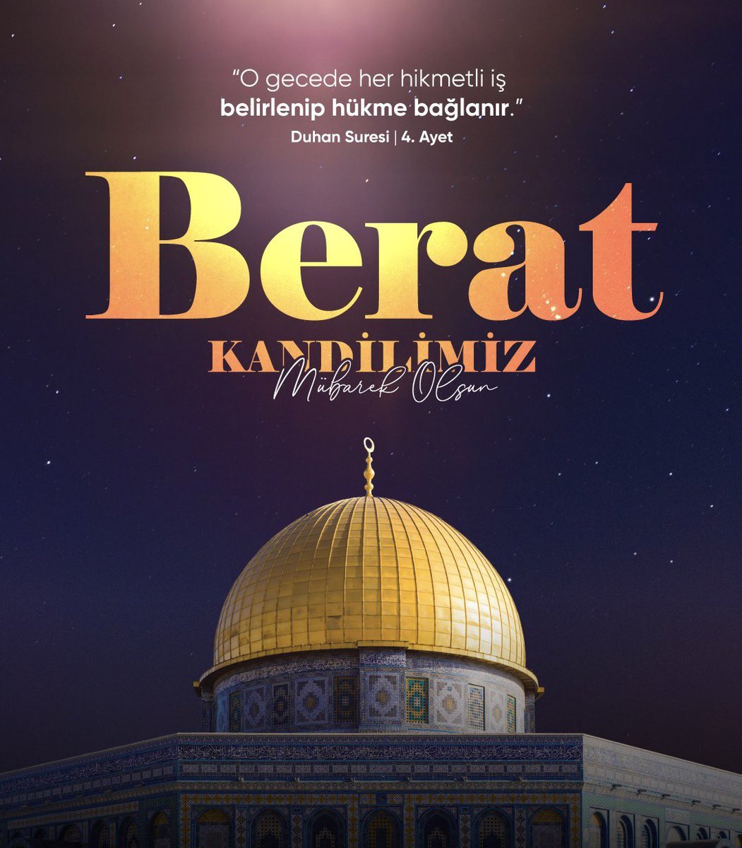 Berat Kandilimiz mübarek olsun.
