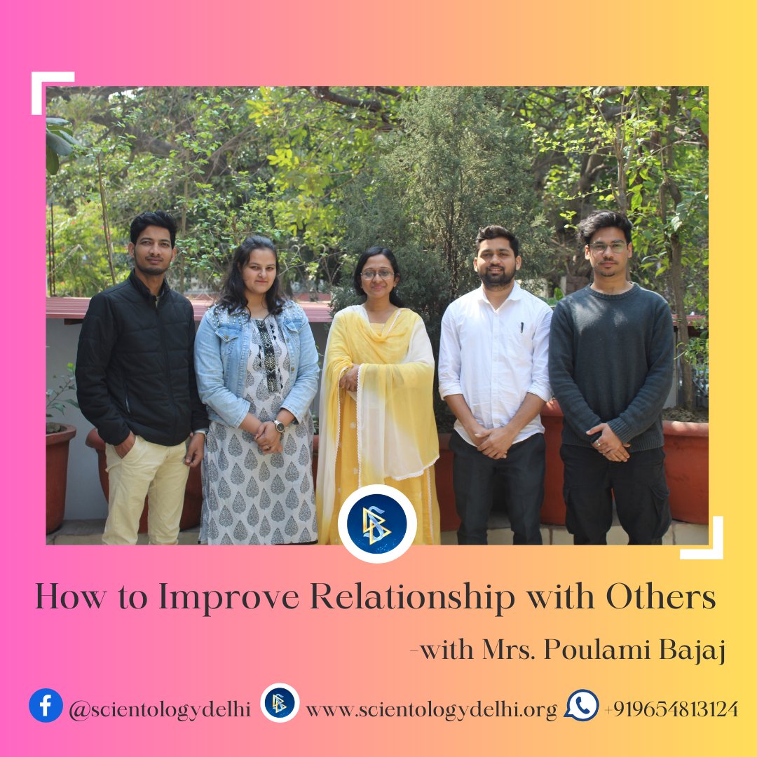 scientologydel's tweet image. A #photo of participants from &apos;How to Improve Relationship With Others&apos; #lecture with our Trainer - Mrs. Poulami Bajaj.
.
.Join us in the next #FreeLecture on this Sun 11:00 AM-12:00PM,
To book your seat call now at 9654813124
Link: scientologydelhi.org/how-to-improve…