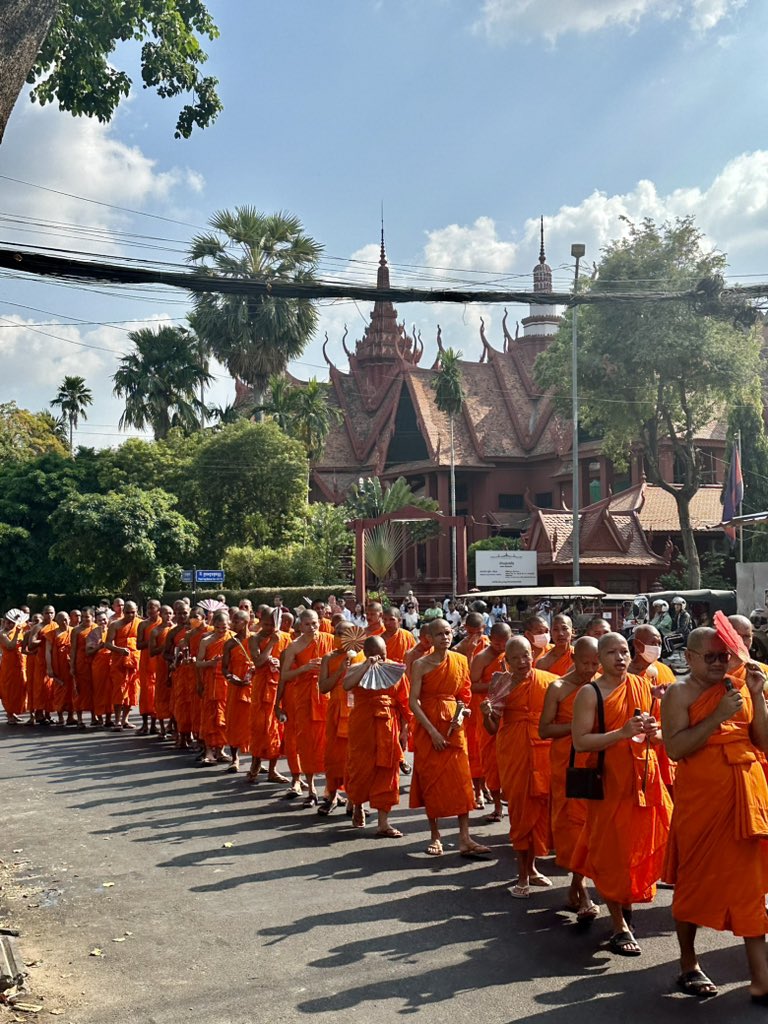 #Cambodia celebrates Meak Bochea Day, also known as Lord Buddha Day 🪷