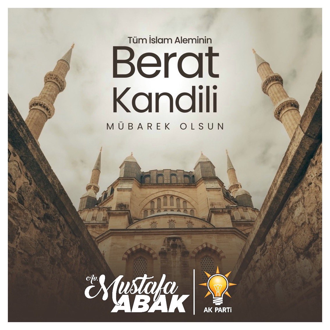 Ramazan ayının habercisi, af ve bağışlanma gecesi olan #BeratKandili’nin milletimiz, İslam alemi ve tüm insanlık için kurtuluşa ve hayırlara vesile olmasını temenni ediyorum.

Gecemiz mübarek olsun.
