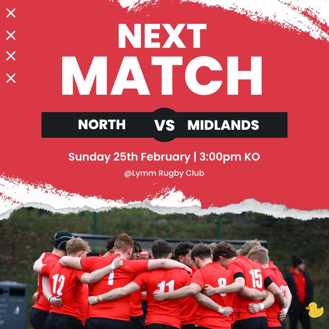 HUGE weekend of rugby
<a href="/irelandrfu/">Irish Rugby Fans</a> v <a href="/WelshRugbyUnion/">Welsh Rugby Union 🏴󠁧󠁢󠁷󠁬󠁳󠁿</a> #IREvWAL 
<a href="/Scotlandteam/">Scottish Rugby</a> v <a href="/EnglandRugby/">England Rugby</a> #SCOvENG 
U18 North v <a href="/RFUMidlandsU18/">RFU -Midlands Rugby U18</a> 
Last game is at <a href="/LymmRugbyClub/">Lymm RFC</a> KO 1500 and FREE Entry #quack 🏉🐤