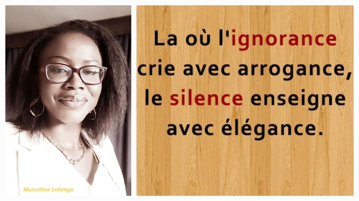 MarcelineLoken2's tweet photo. L´obtention d´un titre académique de manière frauduleuse, ne sera jamais la garantie de la détention d´un savoir ni moins de la présomption d´une quelconque forme d´intelligence.

Je vous souhaite un agréable week-end réflexif avec cette citation de Sandrine Fillassier. https://t.co/sv6xZV3SWn