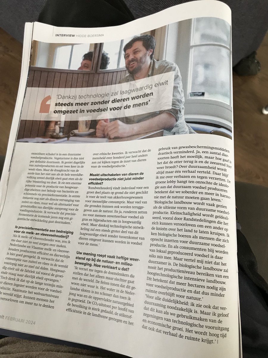 “Kleinschaligheid wordt geïdealiseerd, vooral door randstedelingen die het zich kunnen veroorloven om een ander op de knieën over het land te laten kruipen.” 

Beter kan ik het zelf niet verwoorden, dank ⁦<a href="/Hiddemhigh/">Hidde Boersma</a>⁩
