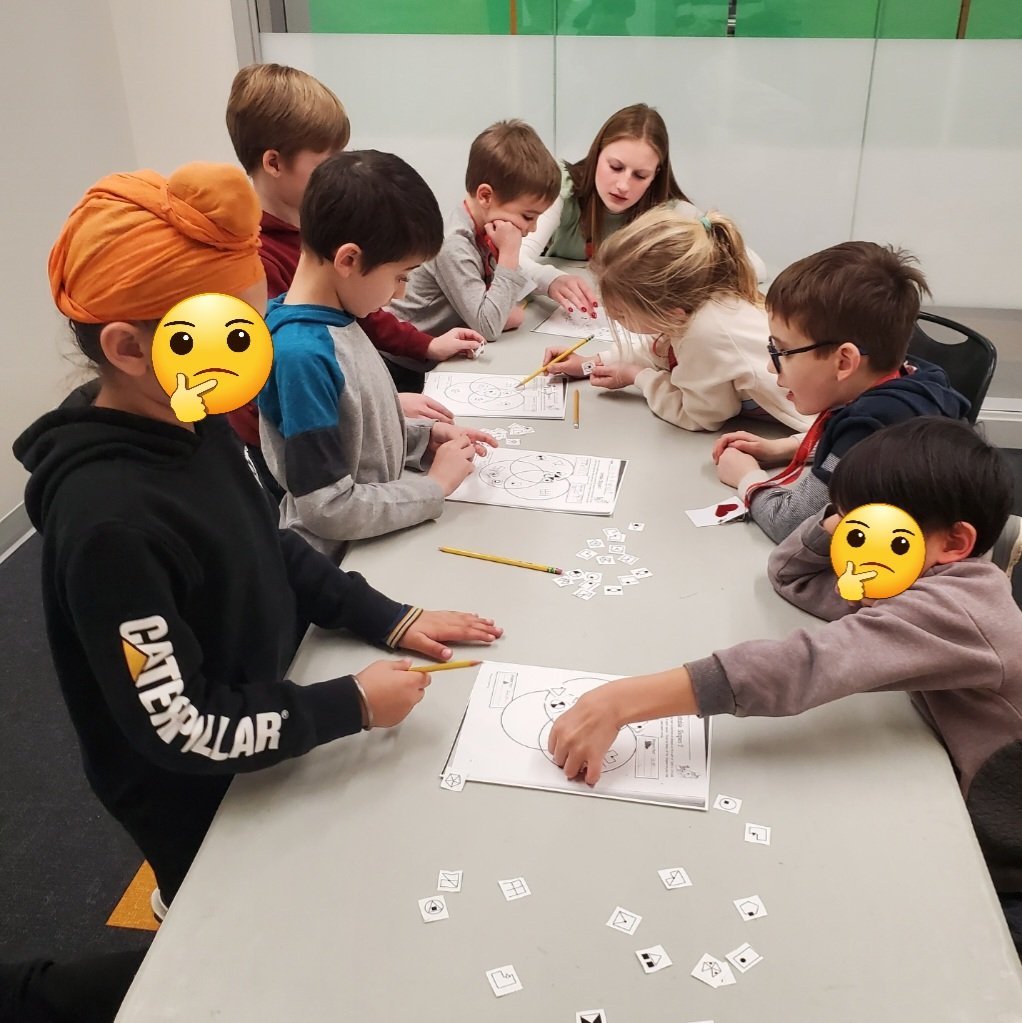 salmon_d95's tweet photo. These first grade mathematicians enjoyed convergent thinking tasks to sort objects based on self- identified attributes with the help of our 12th grade intern. Such rich conversations! #empowerD95 @moreanoLZ95 @katieedengler @LindsayKopinski https://t.co/GvS6Ms17ki