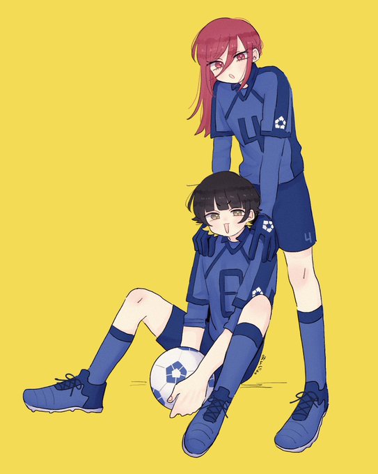 「黒髪 サッカーボール」のTwitter画像/イラスト(新着)