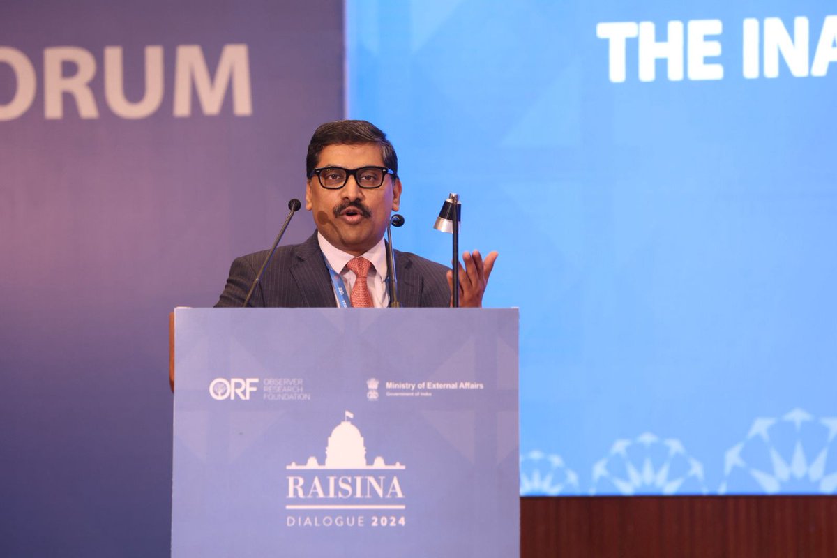 @NagNaidu08 .@ramthebestIFS: Last year, we had the opportunity of hosting the four Quad foreign ministers at the Raisina Dialogue. This year, we have been able to incubate the Raisina Quad Think Tank Forum. The forum is envisioned to be a forum for ideas, deliberations and review – to shape…