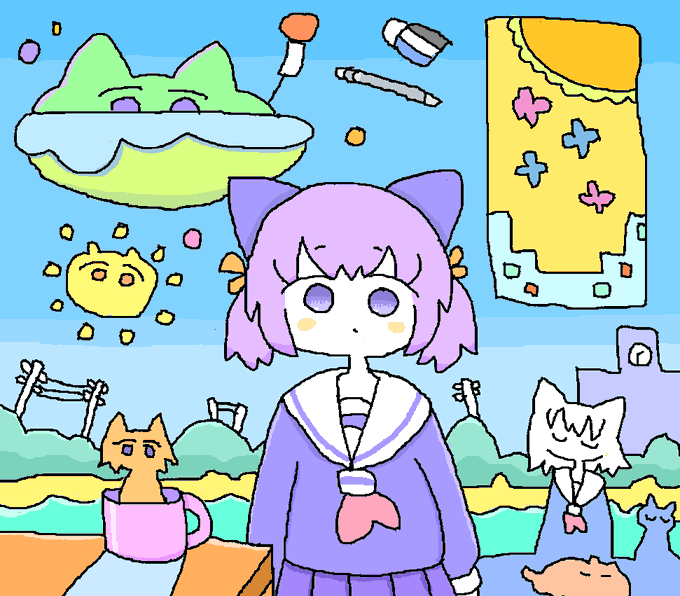 「#フォロワー1万以下の神絵師発掘したいまったく神ではないですがせっかくなので便乗」|護魔ムガクのイラスト