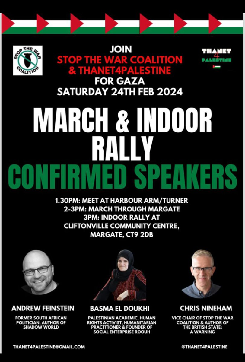 #CeasefireNOW #Margate #Saturday  @HumzaYousaf @andrewfeinstein @kthalps #Thanet4Palestine #TurnerContemporary #Thanet #Kent