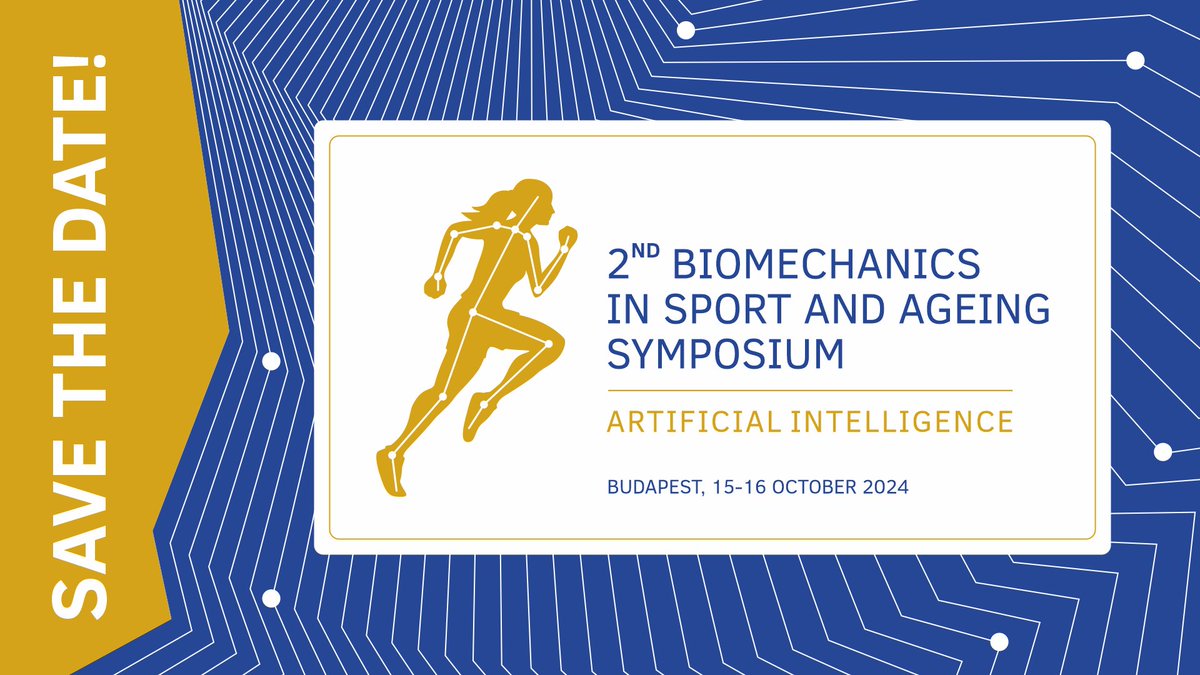 💥📅SAVE THE DATE💥 #AI #sports #Ageing #symposium #Budapest 🗣️All speakers are confirmed, coming from @Stanford , @JYUsport_health , @univgroningen , etc. Stay tuned!