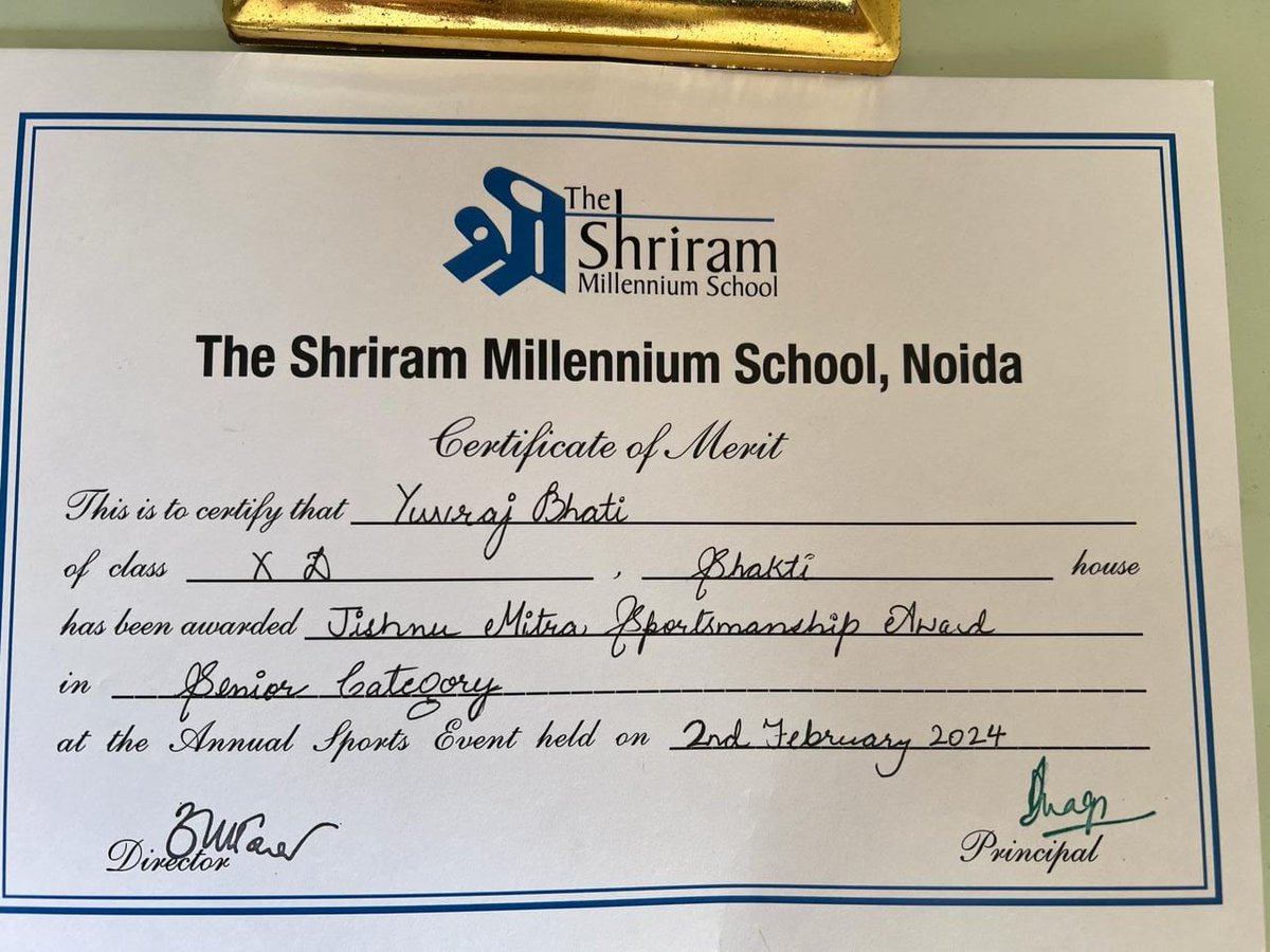 jagdishmitra's tweet image. Our schools have some of the fondest memories...my children's school  @tsrs_online  @theshrirammillenium #TSMS  @UttaraSingh5 leaves a indelible mark through the greatest of attributes they demonstrate  #compassion..sportsmanship award to recognise nd remember  @JishMFoundation