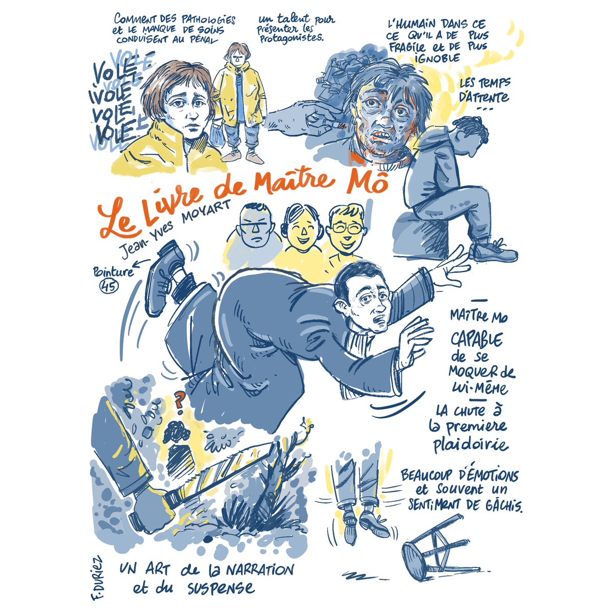 Lecture du « livre de Mô » de Jean-Yves MOYART dont la disparition avait ému Twitter il y a trois ans. Un avocat pénaliste, un magnifique conteur et son livre témoigne d’une grande humanité.
<a href="/Maitre_Eolas/">Maitre Eolas🇫🇷</a> <a href="/judge_marie/">marie</a> <a href="/EricMorain/">Eric Morain</a>