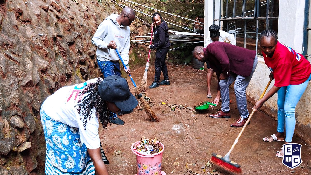 EmbuCollege's tweet image. Making a difference, one cleanup at a time! Witness as the College Peer Counselling club join forces &amp;amp; leave their mark by showing our college some well-deserved care with a rewarding clean-up session at the college grounds #inspiretoact #embucollege #weekendcleanup