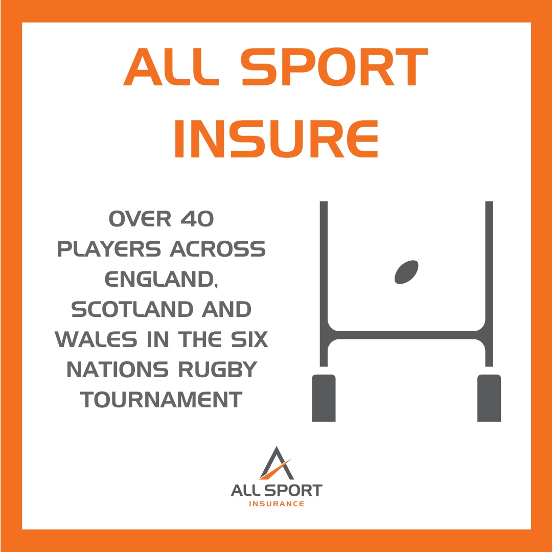 Did you know that we insure 40 players across @EnglandRugby, @Scotlandteam and @WelshRugbyUnion in the Six Nations Tournament? 🙌 Good luck to all of the All Sport Insured players today! @SixNationsRugby #SCOvENG #WALvIRE #calcuttacup