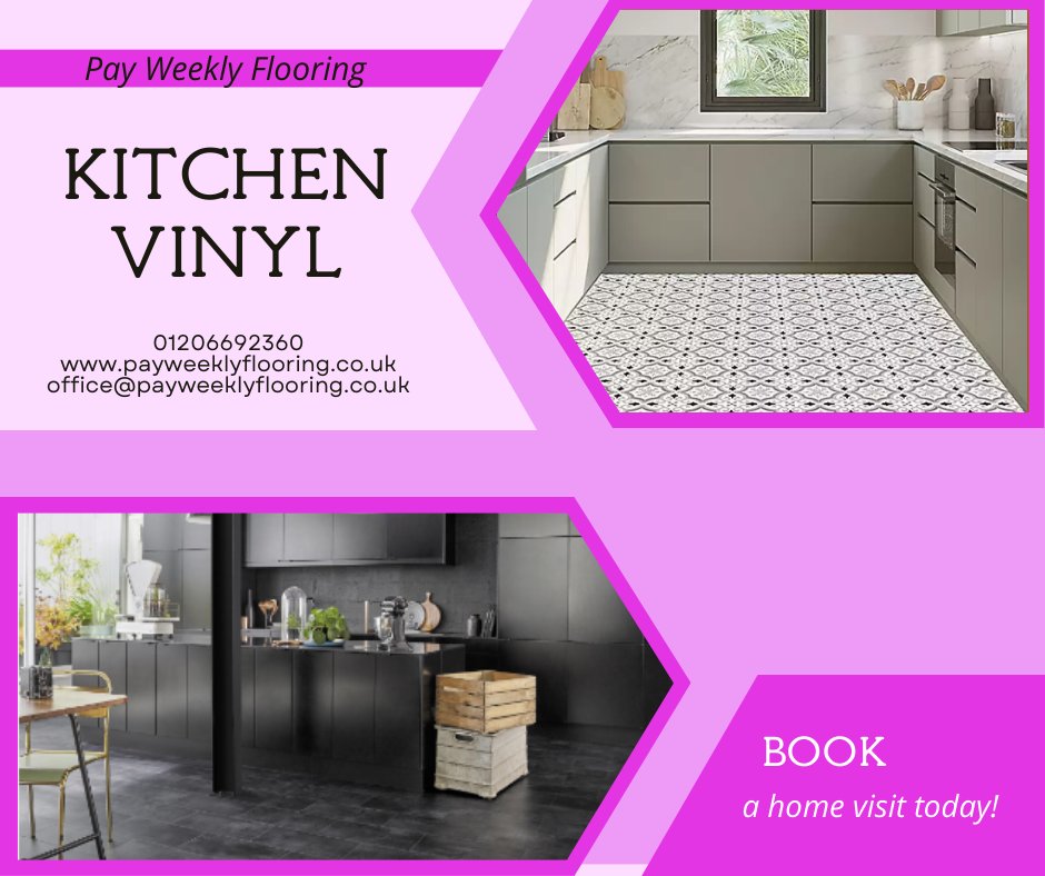 Revamp your kitchen with style and practicality! 🍽️✨ Say hello to vinyl flooring – the ultimate kitchen companion! Easy to clean, water-resistant, and durable, vinyl flooring is your recipe for a hassle-free kitchen upgrade! 🏡💫 
#VinylFlooring #KitchenUpgrade #EasyClean