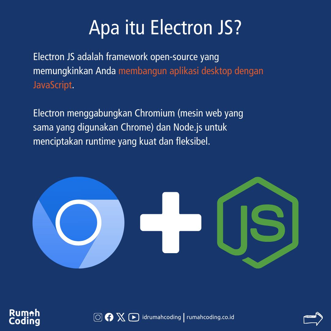 idrumahcoding's tweet image. Electron JS adalah framework yang powerful dan fleksibel untuk membangun aplikasi desktop dengan JavaScript. Jika kamu ingin membangun aplikasi desktop cross-platform dengan performa tinggi, Electron JS adalah pilihan yang tepat. 

#ElectronJS #JavaScript #DesktopApp #Development