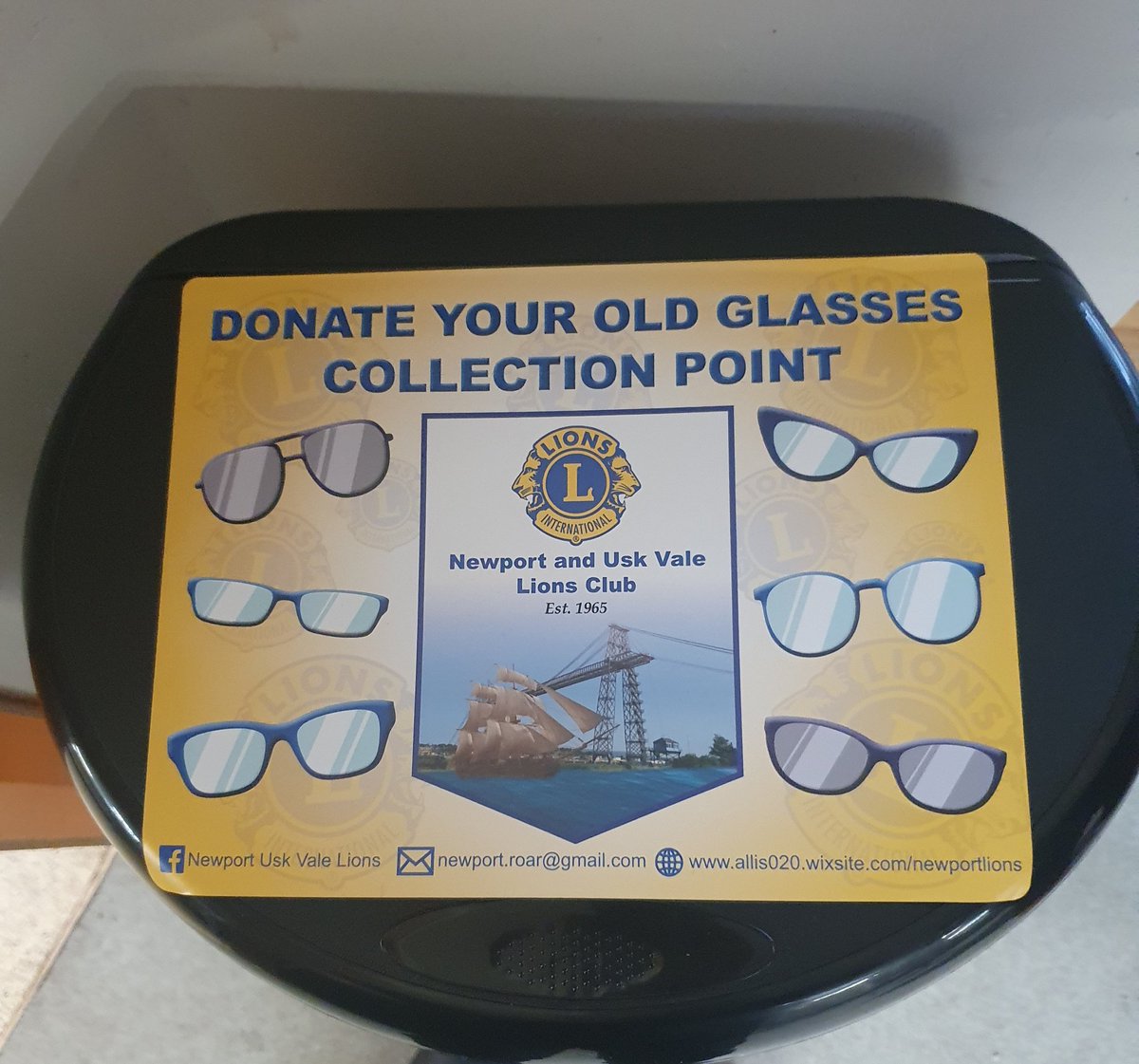 Donate your old glassess at the Fourteen Locks Canal Centre. #fourteenlocks #mbact #recycle #reuse