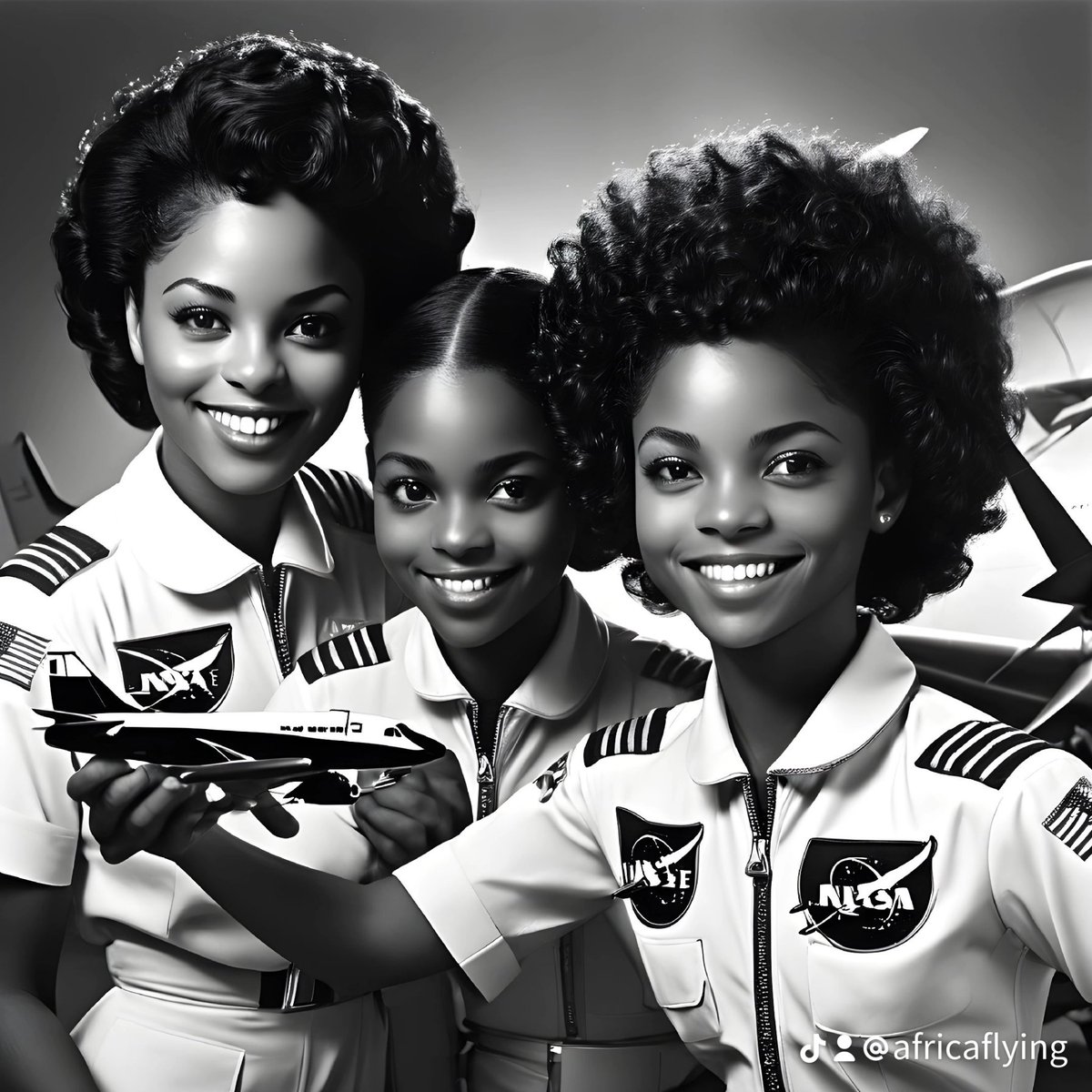 AfricaFlying's tweet image. Breaking barriers beyond the atmosphere 🚀👩‍🚀 Embracing weightlessness, conquering galaxies, and inspiring generations.  
#ExploringInfinity #NASA #SpaceX #space #AstronautTraining #ToTheMoon