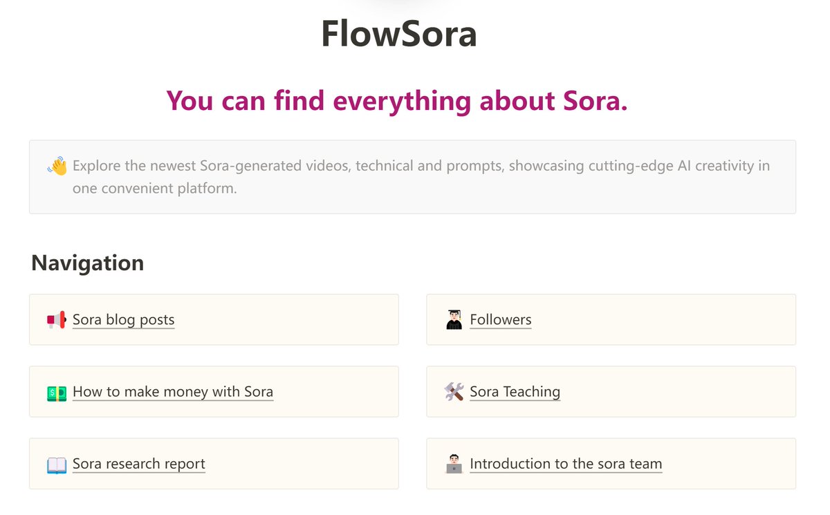 flowsoraai's tweet image. 🚀Launching today! #Flowsora is your go-to platform for exploring the latest #Sora-generated videos, technical insights, and creative prompts.
Visit us now: flowsora.com🌟