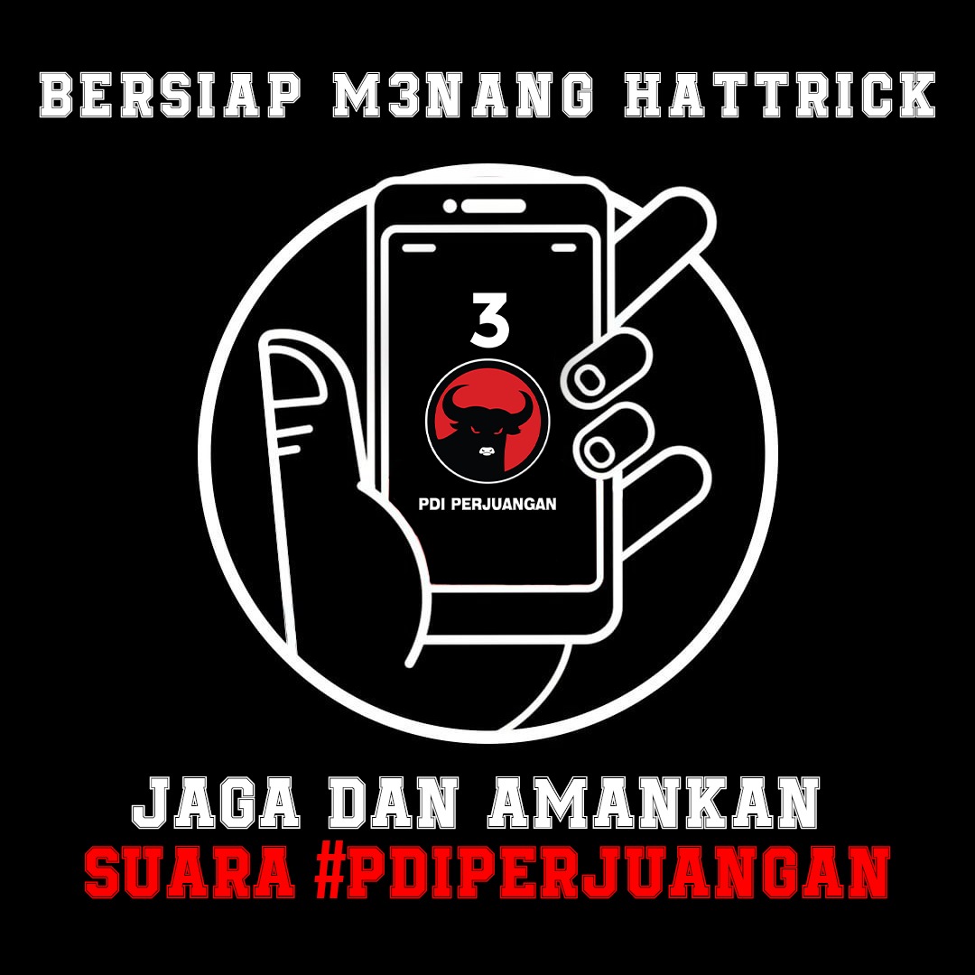 Terima kasih kepada stuktur, caleg, kader serta simpatisan yang terus menjaga dan mengawal suara PDI Perjuangan. Semangat bersiap menang hattrick, 3 menang berurutan di Pemilu.

#PDIPerjuangan
#M3nangkanRakyat
#KebenaranPastiMenang
#SatyamEvaJayate
#GanjarMahfud2024
#Pemilu2024…