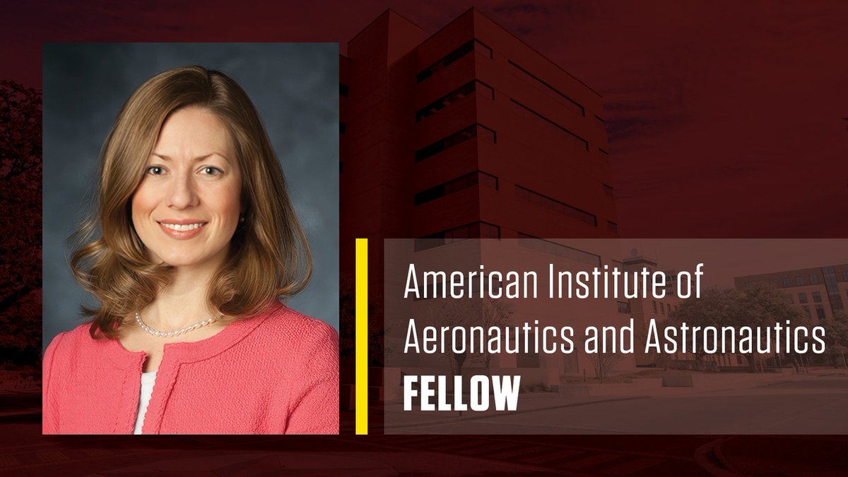 Congratulations to Distinguished Aerospace Engineering Alumni Academy member Dr. Lesley A. Weitz '05, '09 on being named a fellow by <a href="/aiaa/">AIAA</a>!

Read more about this recognition and her contributions to the aeronautics and astronautics community: tx.ag/WeitzAIAA.