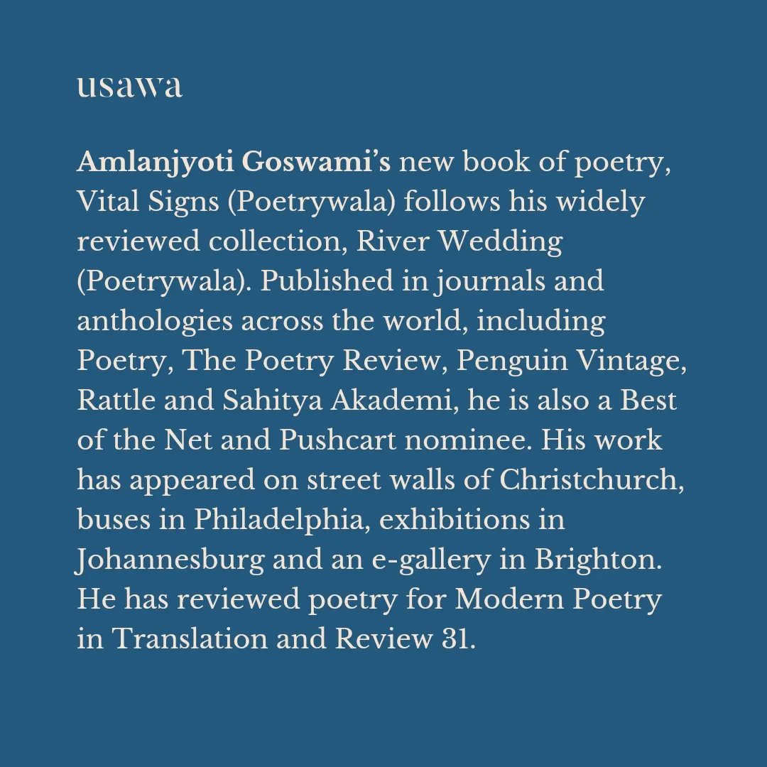 Poem: The Taste of Living by Amlanjyoti Goswami

To read the full poem, please visit our website at usawa.in
usawa.in/issue-10/poetr…

#Poem #AmlanjyotiGoswami #TheTasteOfLiving #Poetry #Poetrywala #IndianPoets #GlobalPoetry #PoeticExpression