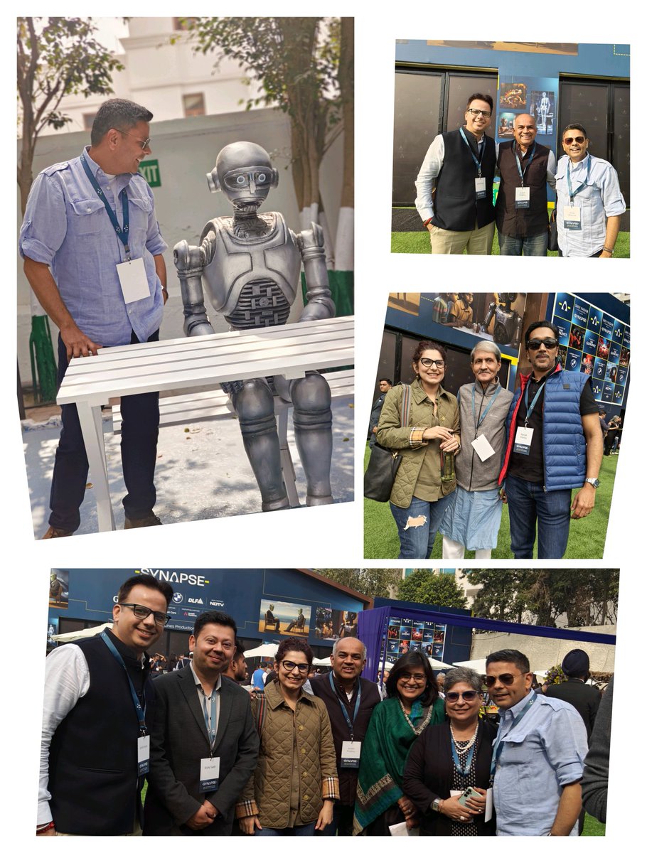 Learning, Unlearning, Meeting Robots and Human friends at the 
#SYNAPSE #SYNAPSE2024  #ConnectingYouWithTheCuttingEdge #OriginalThinking 

@SynapseConclave