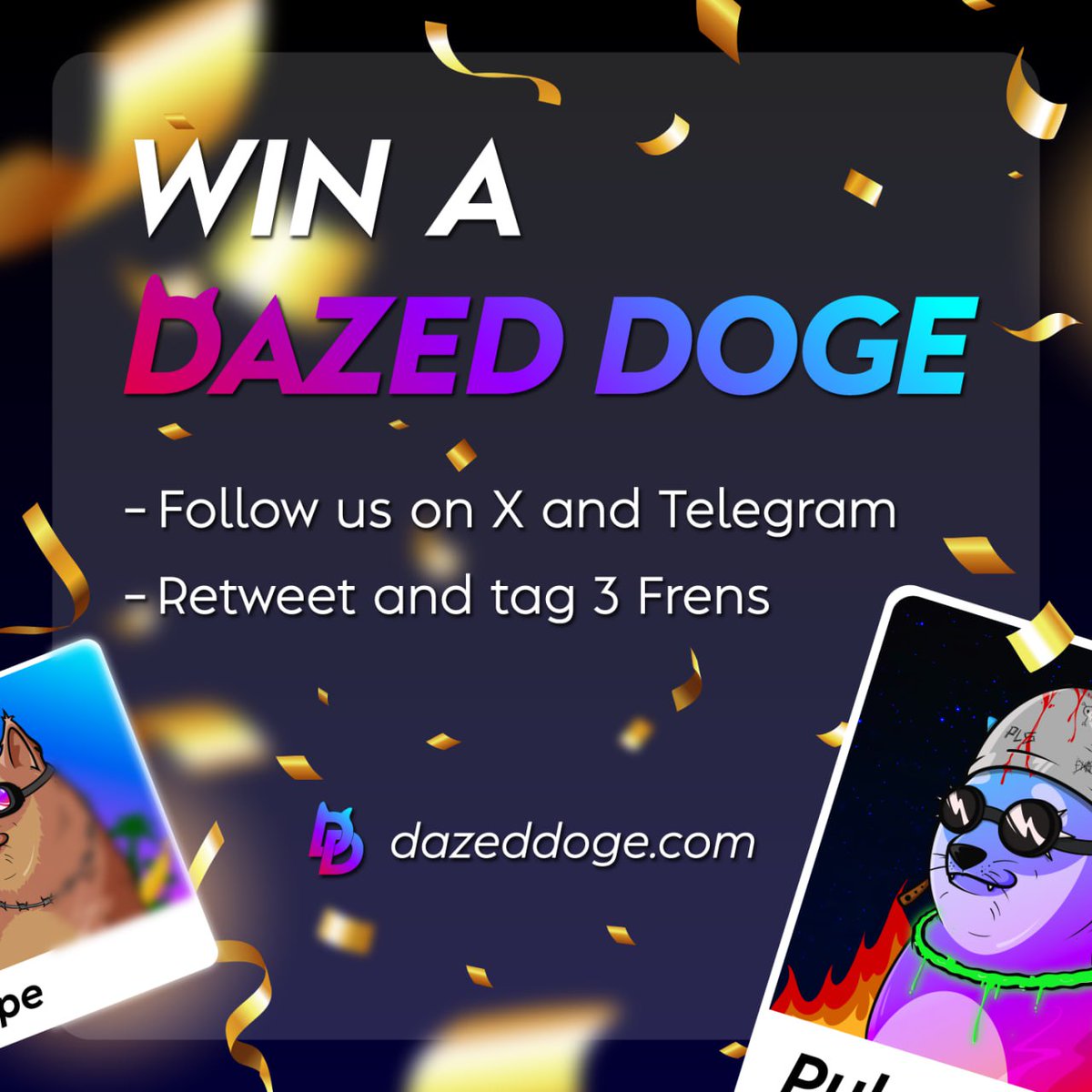 dazed_doge's tweet photo. good morning from dogeville!

if your not in our tg or prepared for @dazed_doge then be sure to follow!

https://t.co/pyaZnL40EF

#PulseChain
#NFT
#competiton #PLSX #TangGang https://t.co/b6Py04gzD9
