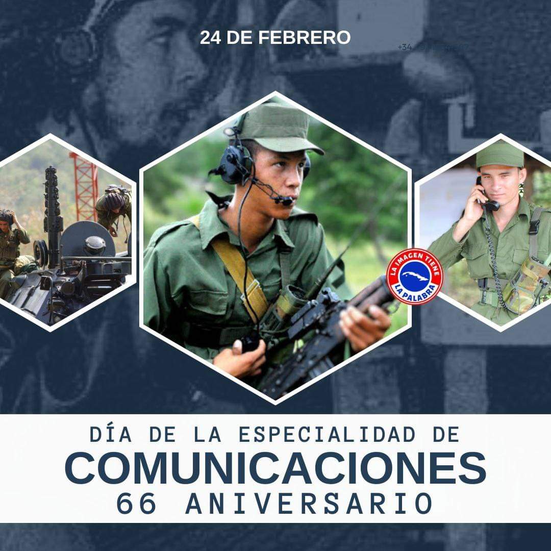 #Cuba 🇨🇺 Con profesionalidad los miembros de las MiMinfar Cubae la Especialidad de Comunicaciones desempeñan su encomiable labor en la defensa de la Patria.
🇨🇺#CubaViveEnSuHistoria👇