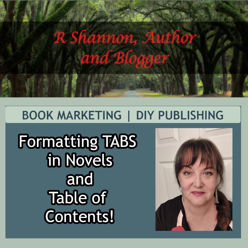 RShannonAuthor's tweet photo. 📇🖋️🖨️ KDP FORMATTING TIPS 🖨️ 🖋️📇
Formatting TABS in Novels and Table of Contents
https://t.co/kTEmr0LblI
#bookformatting, #formatting, #TOC, #tableofcontents, https://t.co/A1RmveyEHg