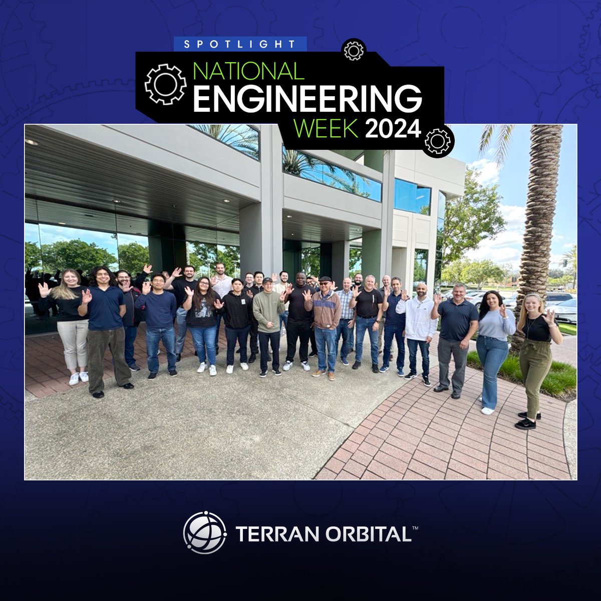 'Today I celebrate and praise our talented Production Engineers, who are using their knowledge, skills, and creativity build and test hardware that will change the world!' -Marisa Jimenez, VP, Manufacturing Engineering & Technology #TerranOrbital #LLAP #Engineer