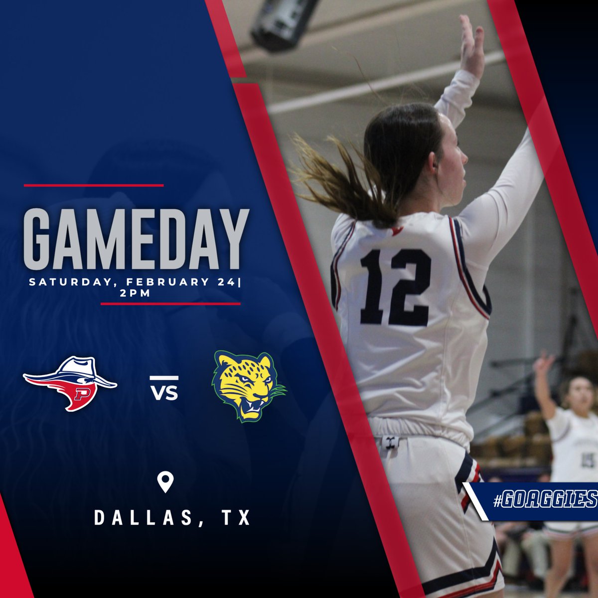 🏀GAMEDAY🏀
🆚 University of North Texas at Dallas
⏰: 2:00 PM
📍: Dallas, TX
🎥: bitly.ws/3dZWA
💻: bitly.ws/3dZWG