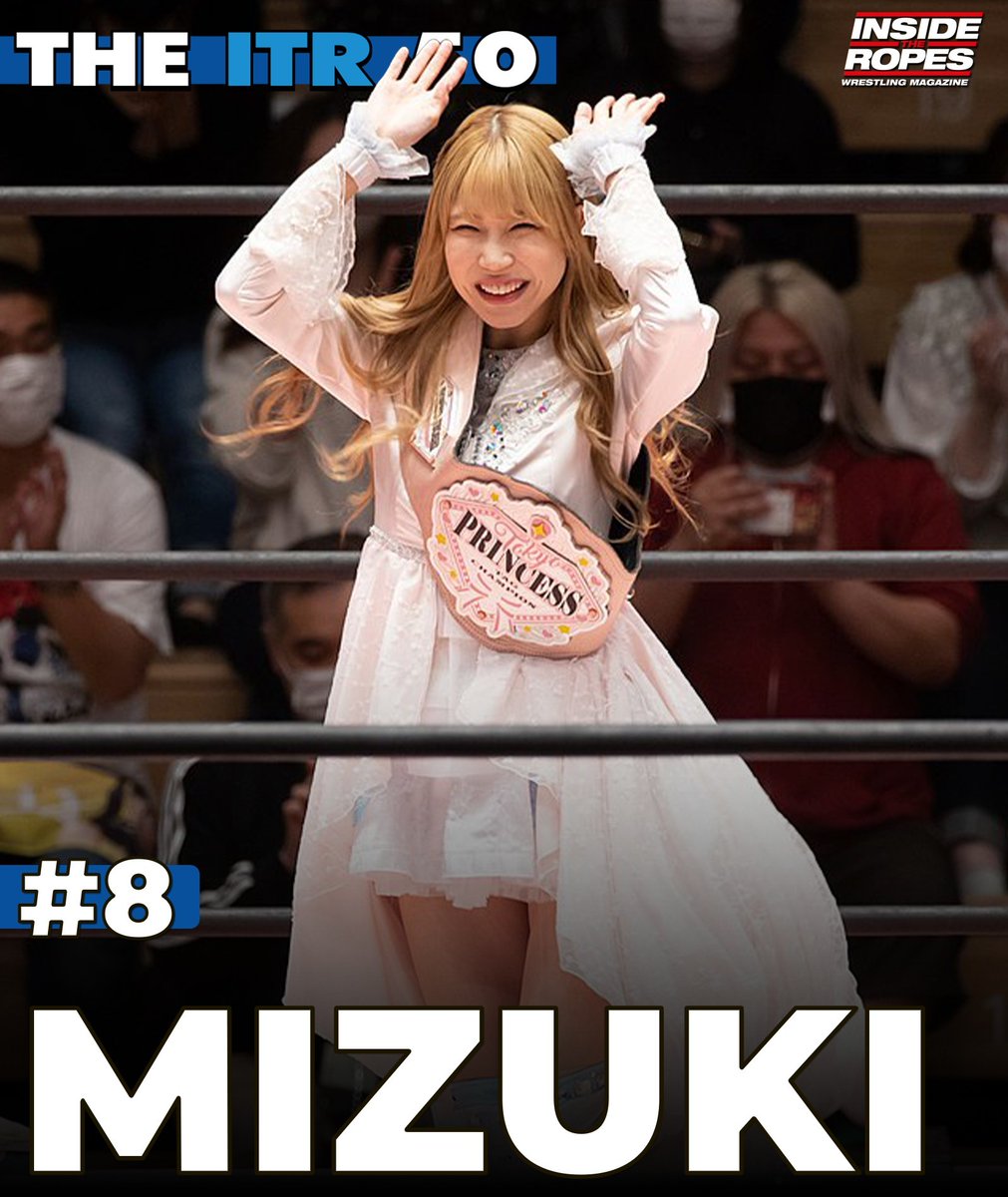 ITRWrestling_'s tweet photo. Coming in at #8 in the 2023 Women’s #ITR50 is...   

Mizuki (@mizupyon3 / @ddtproENG)

Check out the full 2023 Women’s ITR 50 exclusively in Inside The Ropes Magazine Issue 41! https://t.co/pAWYtqAVMK