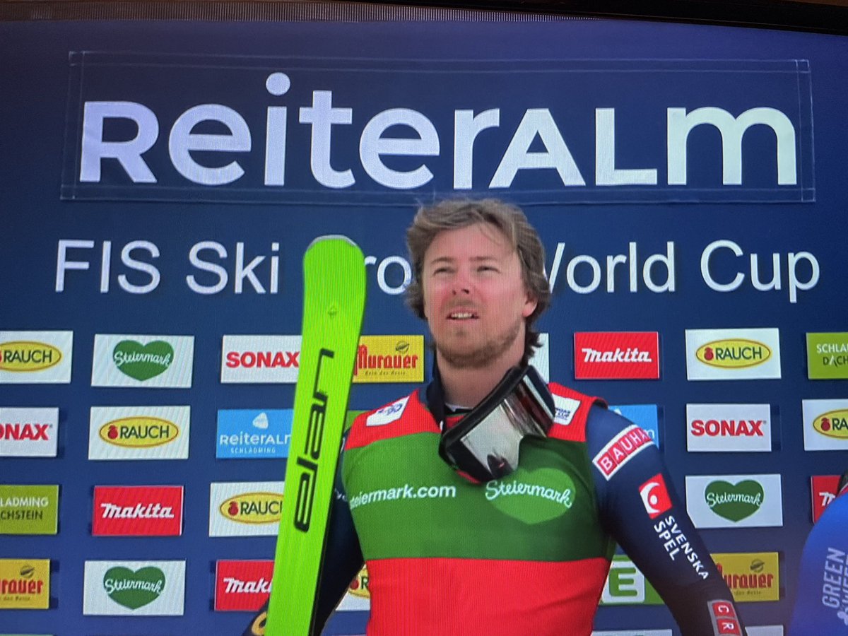 Dagens kung i Reiteralm Erik Mobärg. Karriärens andra världscupseger