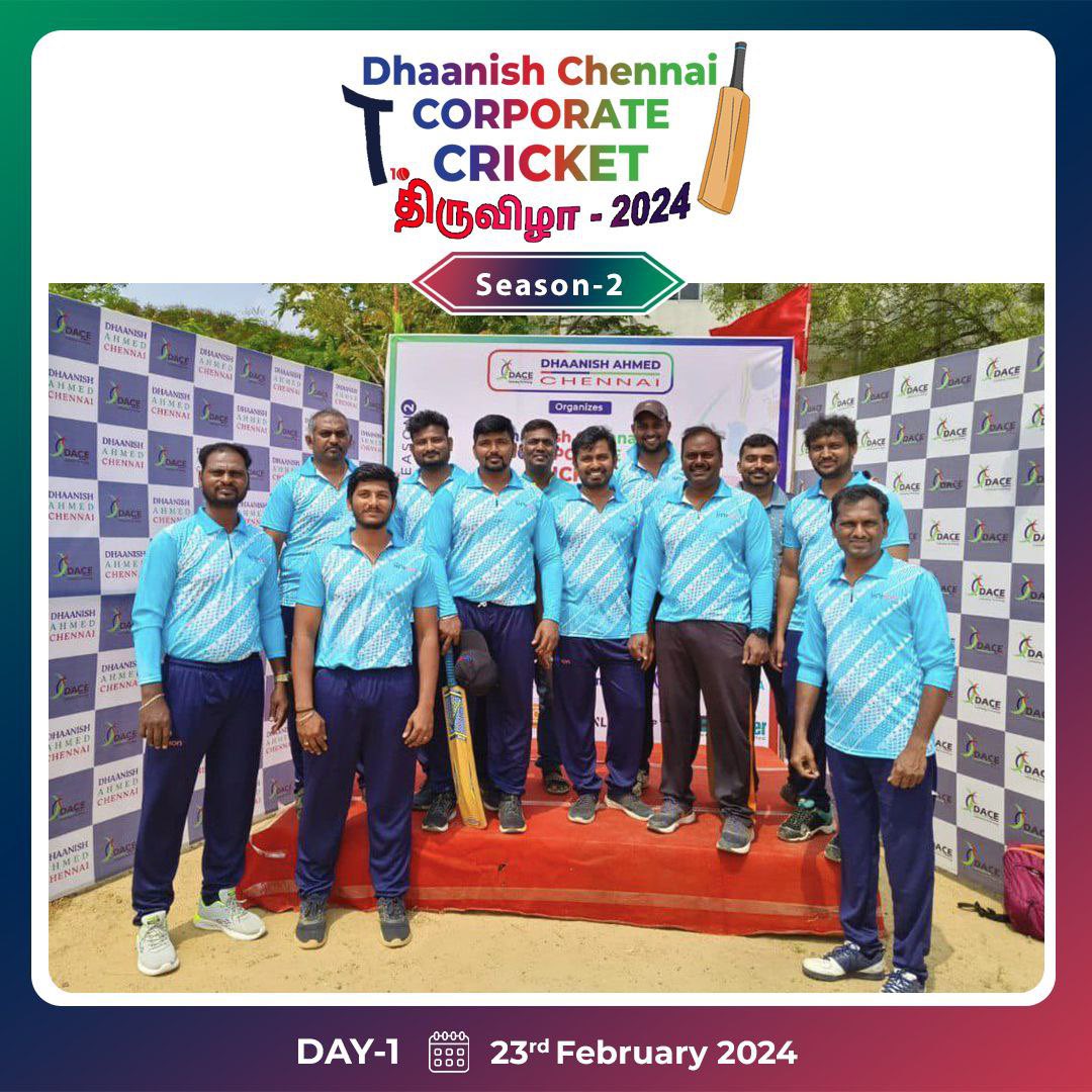 Dhaanishchennai's tweet photo. Dhaanish Ahmed Chennai Corporate Cricket🏏🏆திருவிழா 2024 Day 1 session 2 🏆 #cricket #dhaanishahmedchennai #industrialcorporatecricket #tcs #sanmina #tvs #hyundai #pyroferus #iitresearchpark #reynolds #suntv #ktvhealth #superautoforge #yanfeng #subros #tennecoautomotive #amber https://t.co/jNJzcBG2Aq
