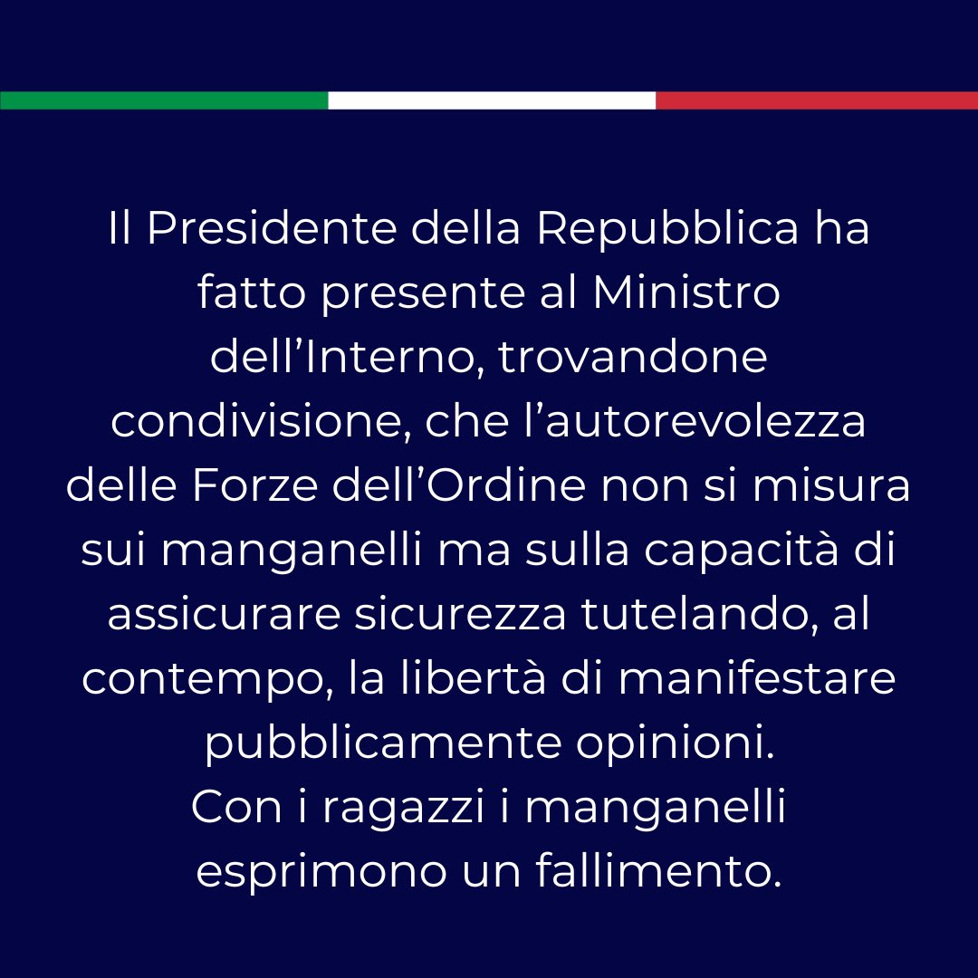 #Quirinale: