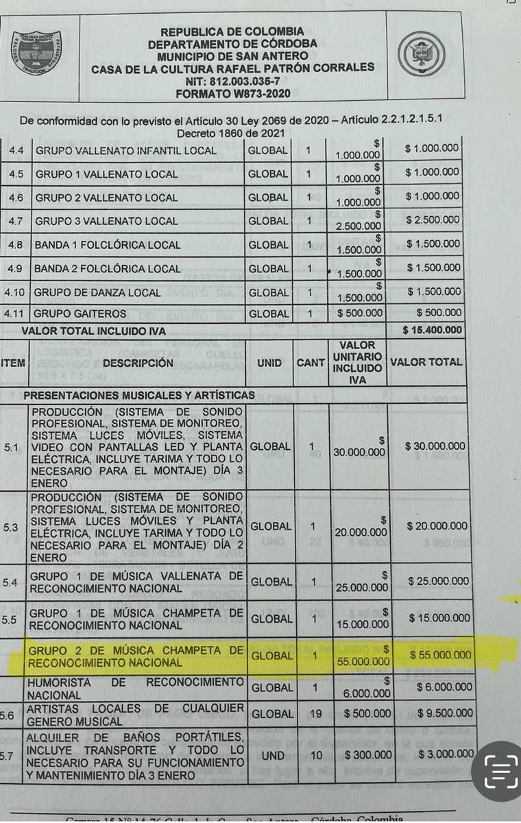 Elnegrovictor2's tweet photo. Alcalde @DennysChicaF quien siempre posa de pulcro, ayer le quitaron la máscara en el concejo, se apropió ilegalmente de la plata de la cultura sananterana, exageró  costos en el contrato 001-2024, de artistas, incluyó tarima donada por Licosinu, Sres @FiscaliaCol hay que actuar. https://t.co/YchDAqvlpN