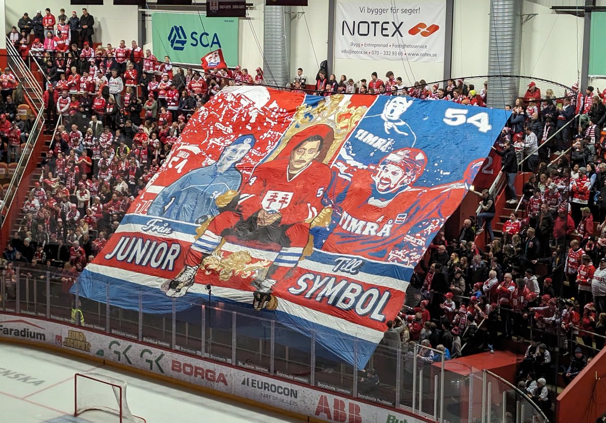 Tifo för Jonathan Dahlén.