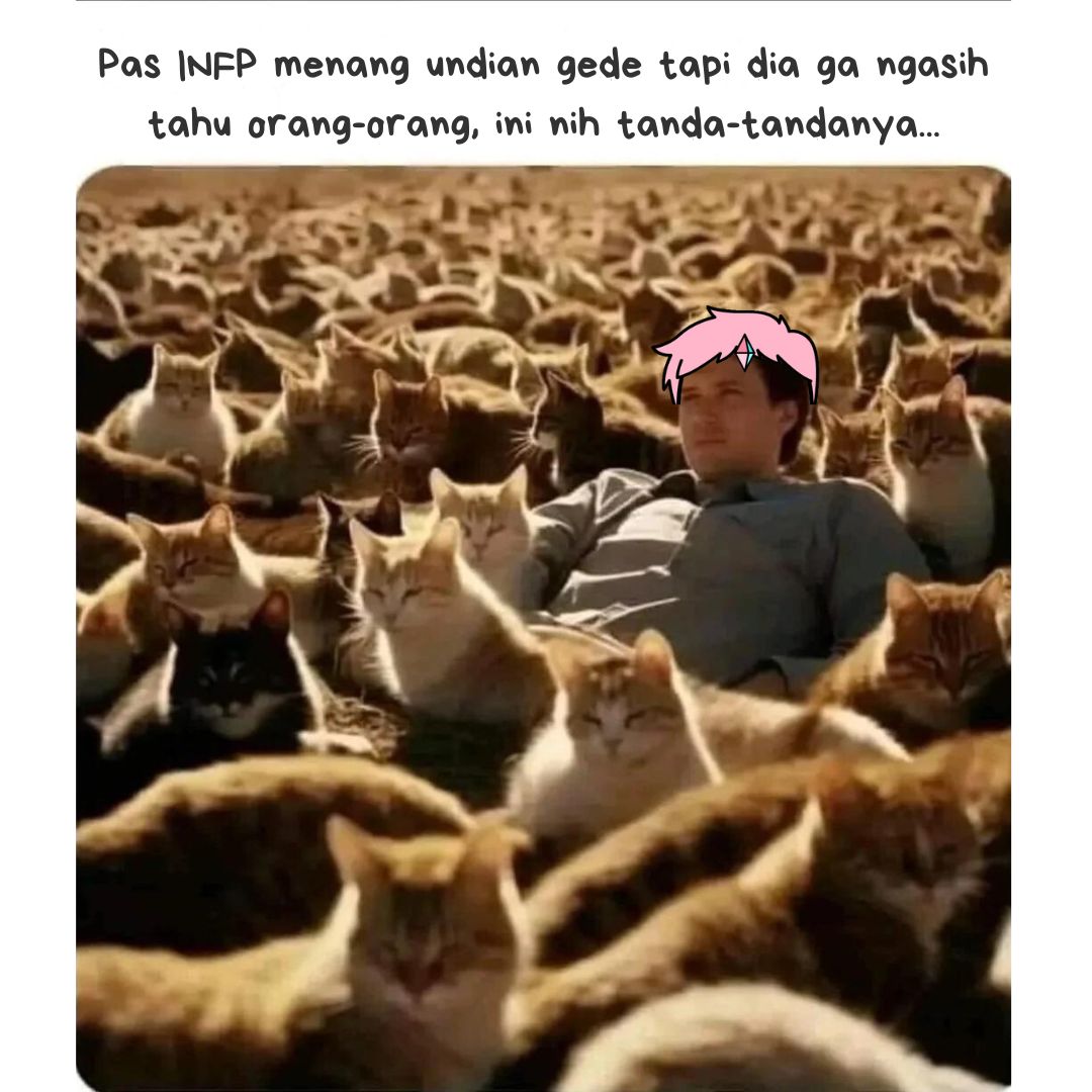 Boo_Indonesia's tweet photo. Diem-diem eh ternyata INFP 🫢

#infp #infpmemes #mbti #16personalities https://t.co/Krjl6jxIBj